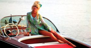 Brigitte Bardot mit ihrer Riva am Comer See Riva Brigitte Bardot Comer See