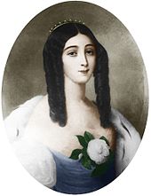 The courtesan Marie Duplessis painted by Édouard Viénot