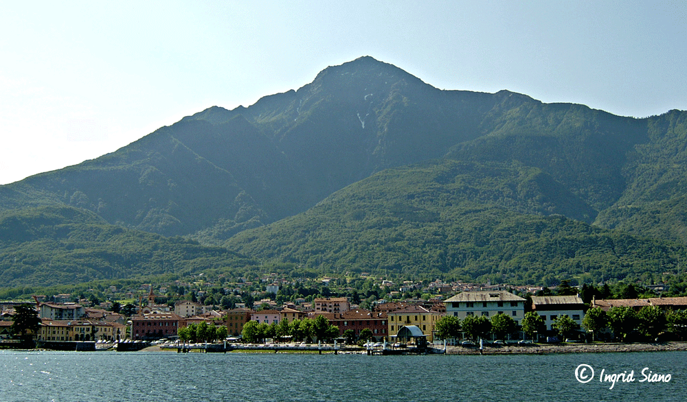 Colico at the foot of Monte Legnone on Lake Como