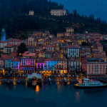 Bellagio Lightson Lake Como, Summer 2021